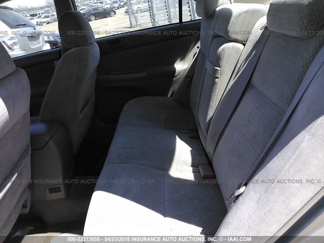 4T1BF32KX3U053434 - 2003 TOYOTA CAMRY LE/XLE/SE ოქროსფერი ფოტო 8