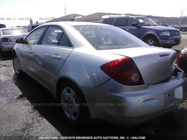 1G2ZF55B564267928 - 2006 PONTIAC G6 SE SILVER photo 3