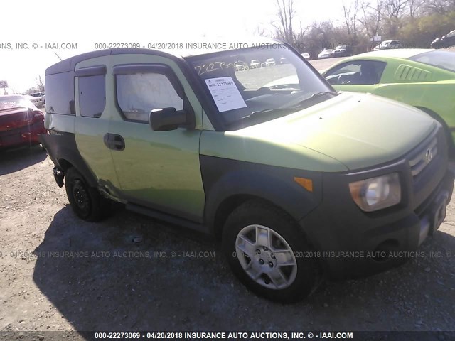 5J6YH18398L009767 - 2008 HONDA ELEMENT LX GREEN photo 1