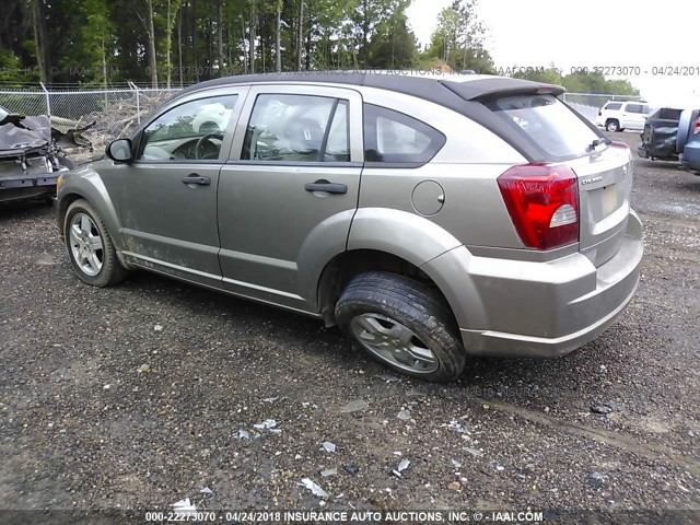 1B3HB48B28D695677 - 2008 DODGE CALIBER SXT TAN photo 3