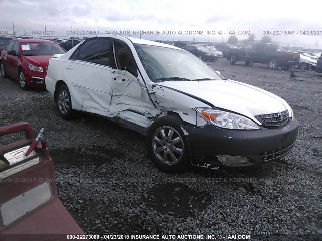 4T1BE32K63U129881 - 2003 TOYOTA CAMRY LE/XLE/SE 白色 照片 1