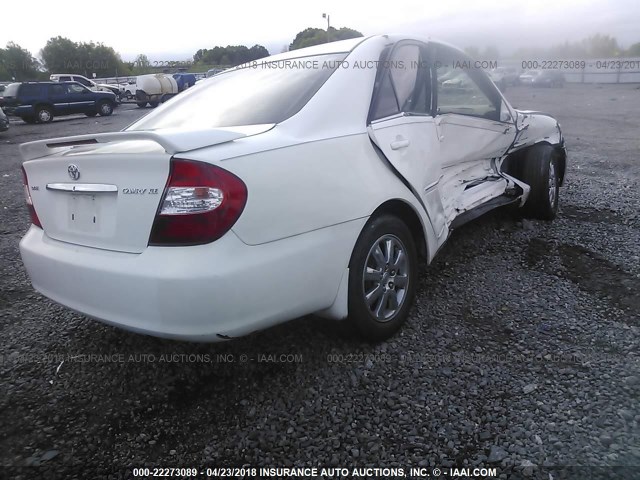 4T1BE32K63U129881 - 2003 TOYOTA CAMRY LE/XLE/SE 白色 照片 4