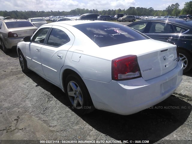 2B3CA3CV1AH311311 - 2010 DODGE CHARGER SXT WHITE photo 3