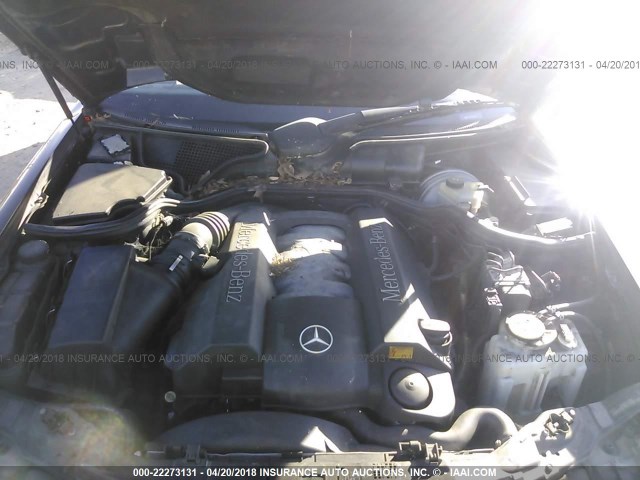 WDBJF70J1YB130534 - 2000 MERCEDES-BENZ E 430 BLACK photo 10