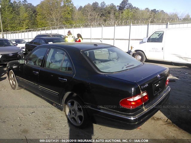 WDBJF70J1YB130534 - 2000 MERCEDES-BENZ E 430 BLACK photo 3