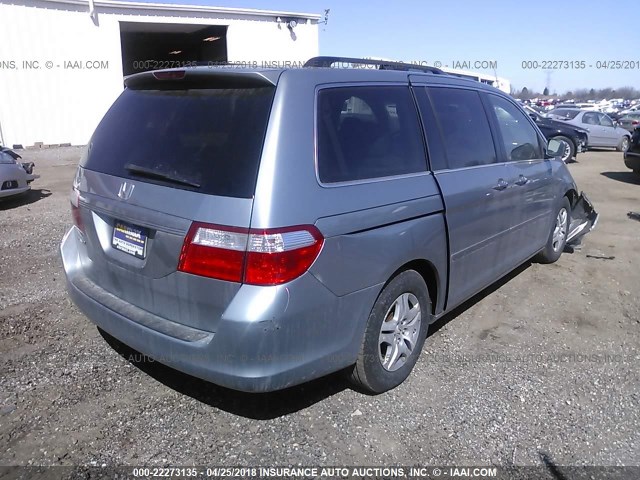 5FNRL38637B049147 - 2007 HONDA ODYSSEY EXL ვერცხლისფერი ფოტო 4