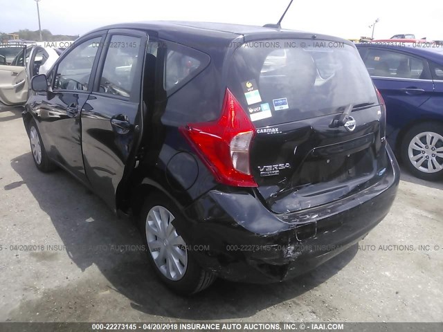 3N1CE2CP3EL410355 - 2014 NISSAN VERSA NOTE S/S PLUS/SV/SL BLACK photo 3