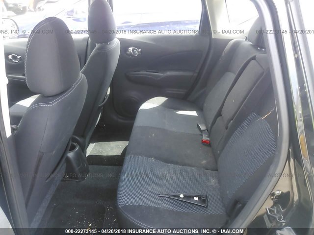 3N1CE2CP3EL410355 - 2014 NISSAN VERSA NOTE S/S PLUS/SV/SL BLACK photo 8