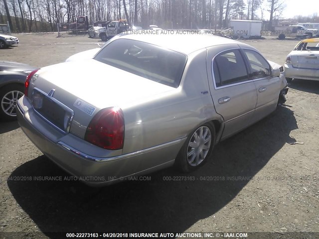 2LNHM82V59X633473 - 2009 LINCOLN TOWN CAR SIGNATURE LIMITED BEIGE photo 4