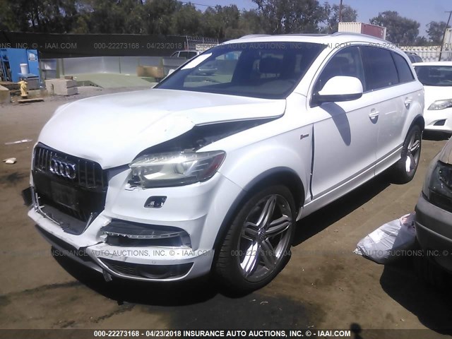 WA1DGAFE5CD007345 - 2012 AUDI Q7 PRESTIGE WHITE photo 2