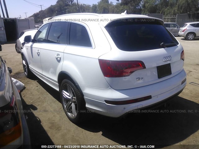 WA1DGAFE5CD007345 - 2012 AUDI Q7 PRESTIGE WHITE photo 3
