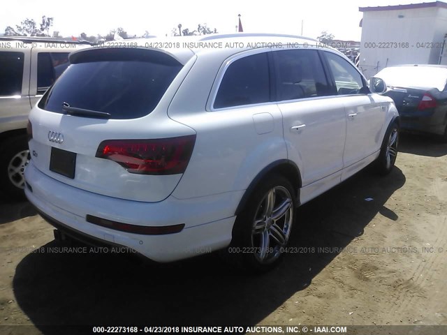 WA1DGAFE5CD007345 - 2012 AUDI Q7 PRESTIGE WHITE photo 4