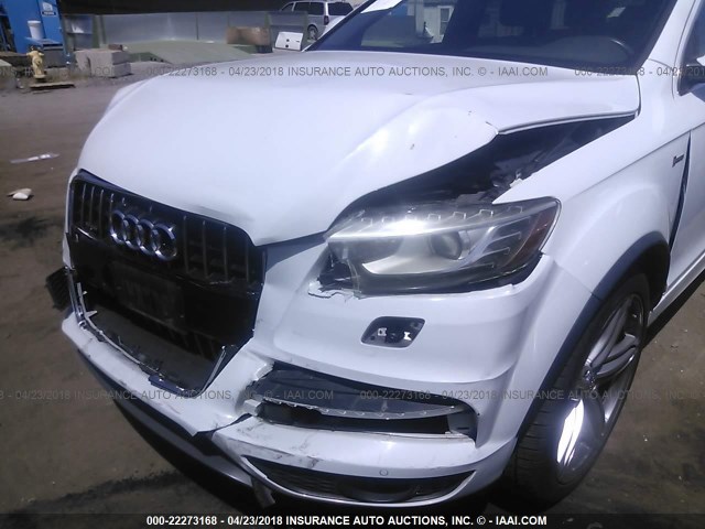 WA1DGAFE5CD007345 - 2012 AUDI Q7 PRESTIGE WHITE photo 6