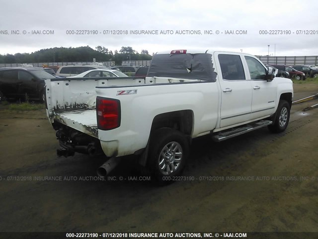 1GC4K0C88GF107690 - 2016 CHEVROLET SILVERADO K3500 LTZ WHITE photo 4