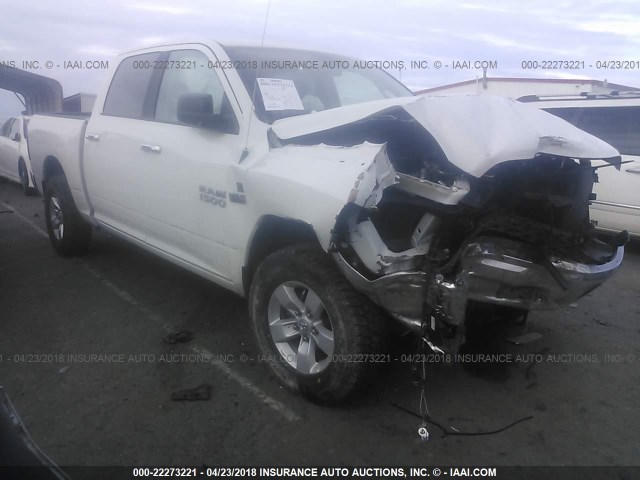 1C6RR7LT9JS161505 - 2018 RAM 1500 SLT WHITE photo 1