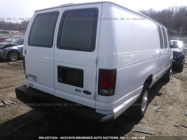 1FTSS3EL1BDA66608 - 2011 FORD ECONOLINE E350 SUPER DUTY VAN WHITE photo 4