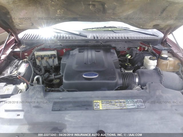 1FMRU15W73LC17560 - 2003 FORD EXPEDITION XLT წითელი ფოტო 10