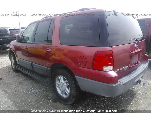 1FMRU15W73LC17560 - 2003 FORD EXPEDITION XLT RED photo 3