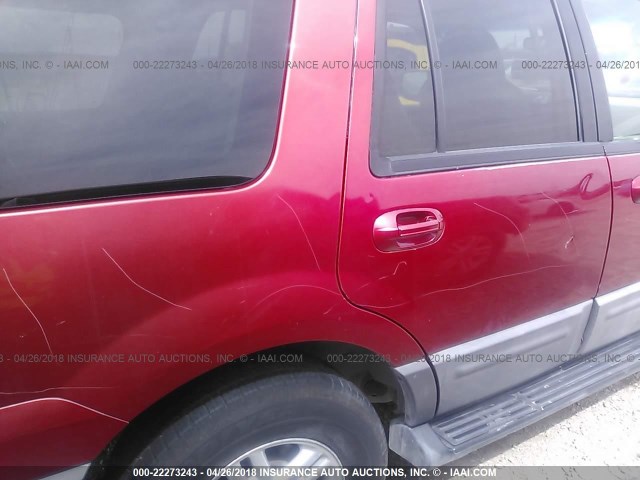 1FMRU15W73LC17560 - 2003 FORD EXPEDITION XLT RED photo 6