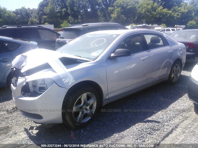 1G1ZB5E14BF229158 - 2011 CHEVROLET MALIBU LS Gümüş foto 2
