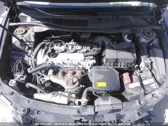 4T1BF1FK2DU288264 - 2013 TOYOTA CAMRY L/SE/LE/XLE GRAY photo 10