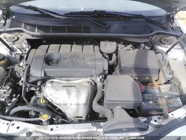 4T1BF3EK1AU112556 - 2010 TOYOTA CAMRY SE/LE/XLE 银色 照片 10