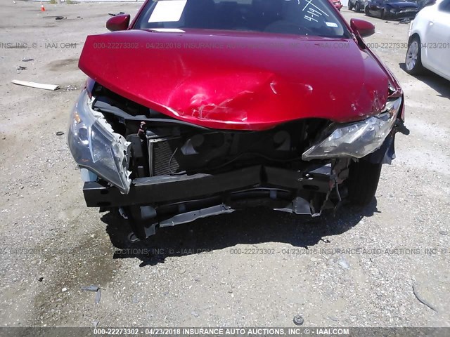 4T1BF1FKXCU625455 - 2012 TOYOTA CAMRY SE/LE/XLE 红色 照片 6