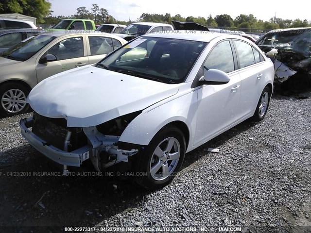 1G1PE5SB6G7219728 - 2016 CHEVROLET CRUZE LIMITED LT WHITE photo 2