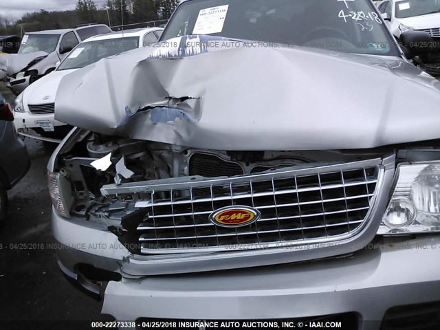 1FMZU73K23UB33515 - 2003 FORD EXPLORER XLT/XLT SPORT/NBX SILVER photo 10