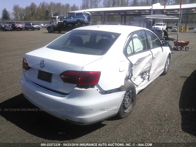 3VW1K7AJ4DM285316 - 2013 VOLKSWAGEN JETTA S 白色 照片 4