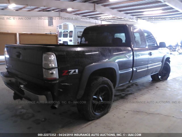 1GCEK19B46E104805 - 2006 CHEVROLET SILVERADO K1500 BLACK photo 4