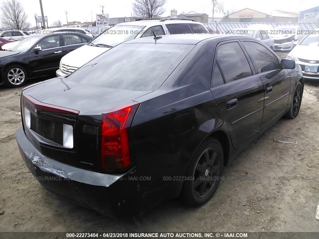 1G6DM57T970108357 - 2007 CADILLAC CTS BLACK photo 4