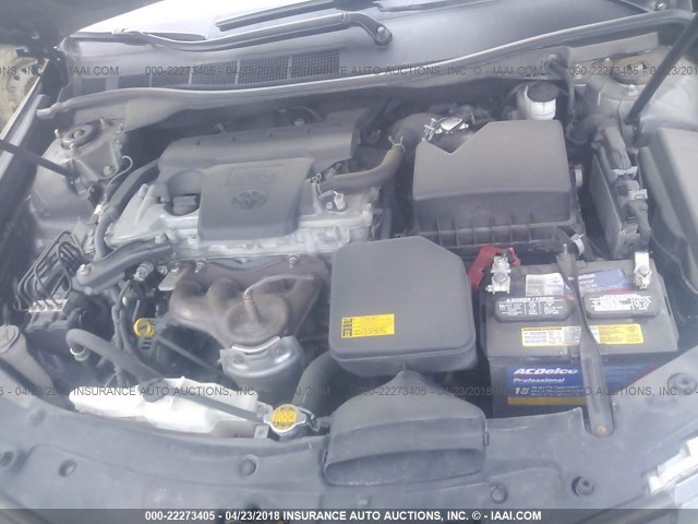 4T1BF1FK2CU114242 - 2012 TOYOTA CAMRY SE/LE/XLE GRAY photo 10