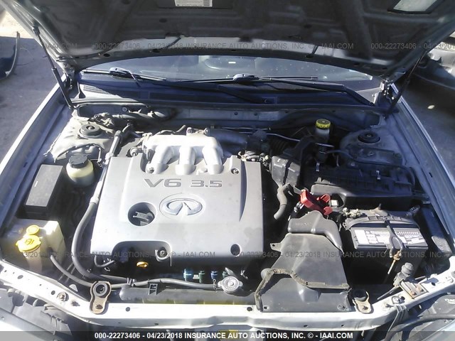 JNKDA31A33T108329 - 2003 INFINITI I35 GRAY photo 10