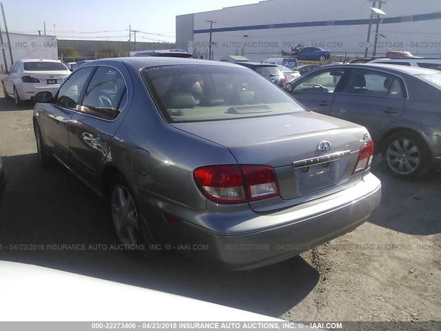 JNKDA31A33T108329 - 2003 INFINITI I35 GRAY photo 3