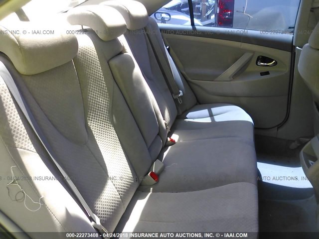 4T1BK46K89U076330 - 2009 TOYOTA CAMRY SE/LE/XLE GRAY photo 8