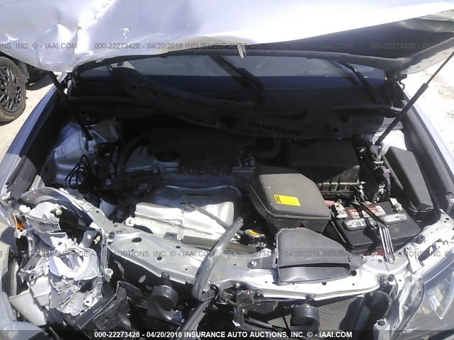 4T1BF1FKXEU350284 - 2014 TOYOTA CAMRY L/SE/LE/XLE 银色 照片 10