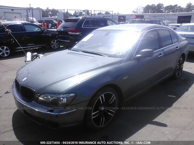 WBAHL83566DT02343 - 2006 BMW 750 I GRAY photo 2