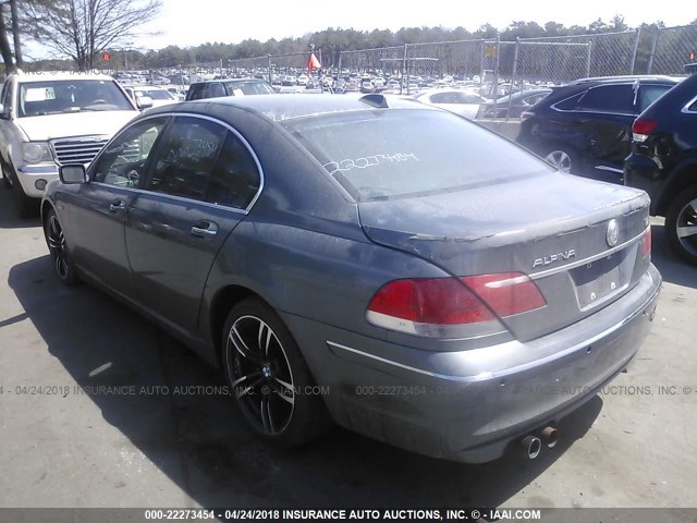 WBAHL83566DT02343 - 2006 BMW 750 I GRAY photo 3