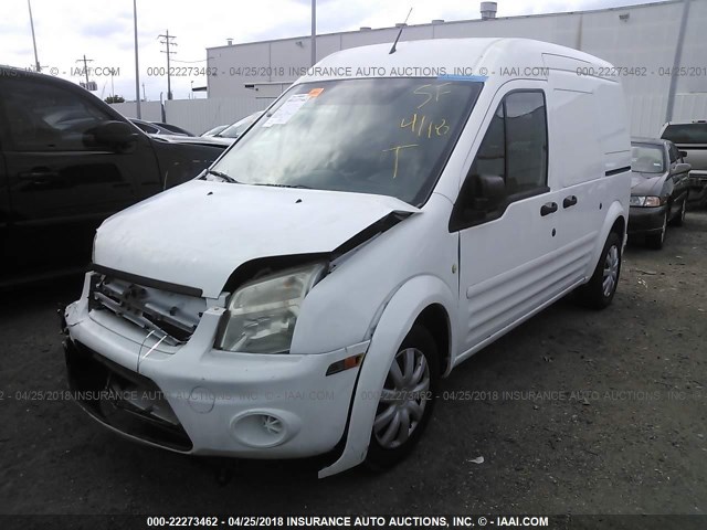 NM0LS7CN6CT092769 - 2012 FORD TRANSIT CONNECT XL WHITE photo 2
