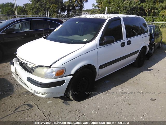 1GNDU23E83D196170 - 2003 CHEVROLET VENTURE ECONOMY WHITE photo 2