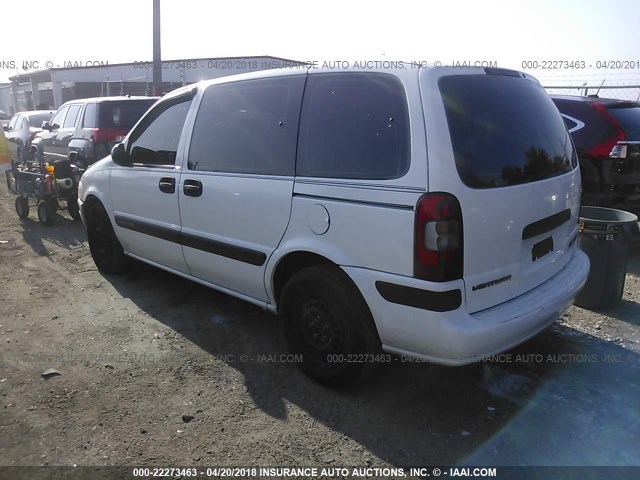 1GNDU23E83D196170 - 2003 CHEVROLET VENTURE ECONOMY WHITE photo 3