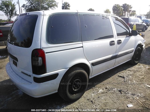 1GNDU23E83D196170 - 2003 CHEVROLET VENTURE ECONOMY WHITE photo 4