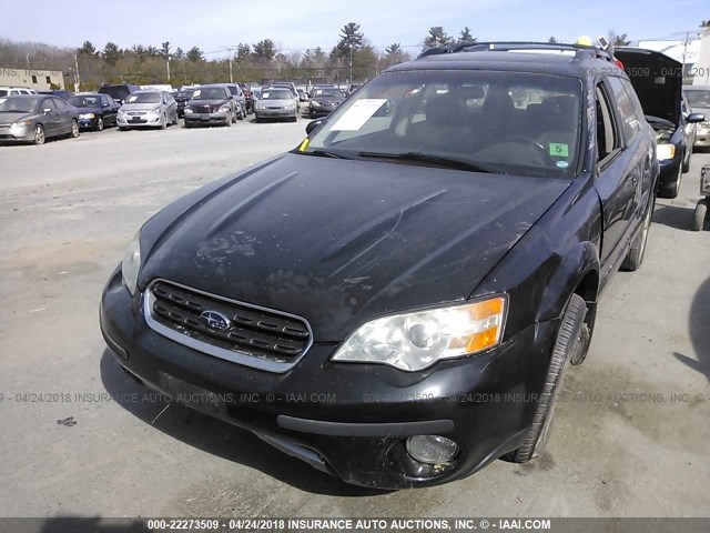 4S4BP62C066304672 - 2006 SUBARU OUTBACK OUTBACK 2.5I LIMITED BLACK photo 2