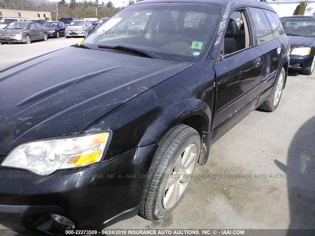 4S4BP62C066304672 - 2006 SUBARU OUTBACK OUTBACK 2.5I LIMITED BLACK photo 6