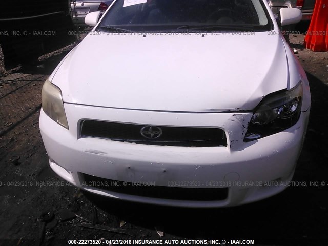 JTKDE177560106800 - 2006 TOYOTA SCION TC 白色 照片 6