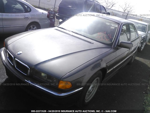 WBAGF6325SDH03084 - 1995 BMW 740 I AUTOMATIC BROWN photo 2