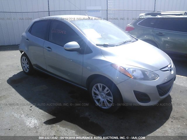 JM1DE1KZ4E0179199 - 2014 MAZDA MAZDA2 SPORT SILVER photo 1