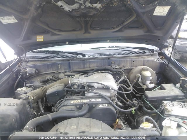 5TBRN34184S440850 - 2004 TOYOTA TUNDRA ACCESS CAB SR5 BLUE photo 10