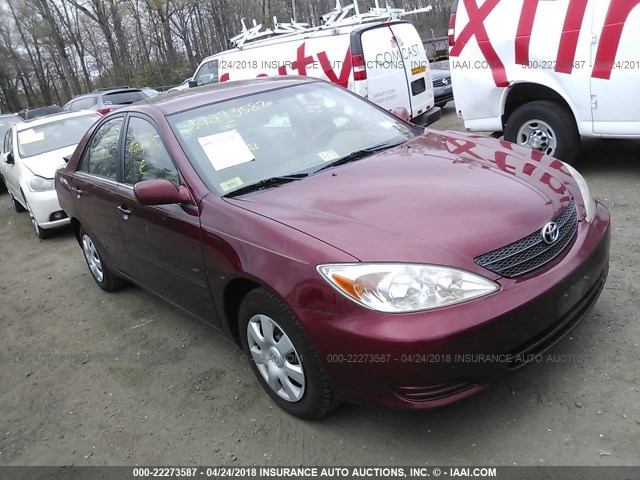 4T1BE32K03U125454 - 2003 TOYOTA CAMRY LE/XLE/SE MAROON photo 1